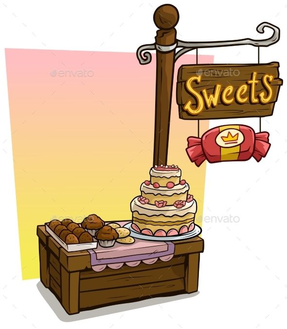 Sweet merchant booth